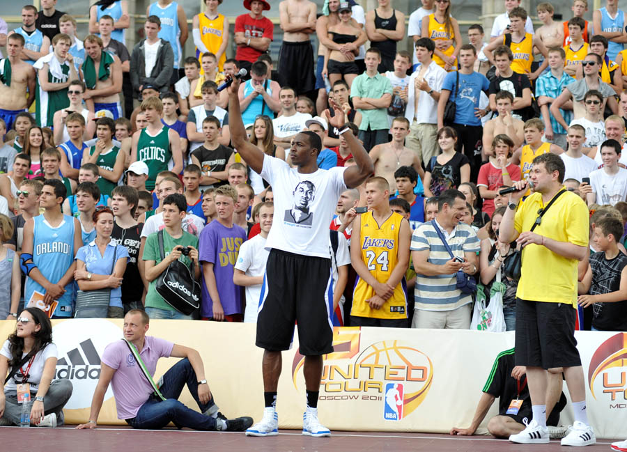 Dwight Howard's adidas European Tour Continues in Moscow