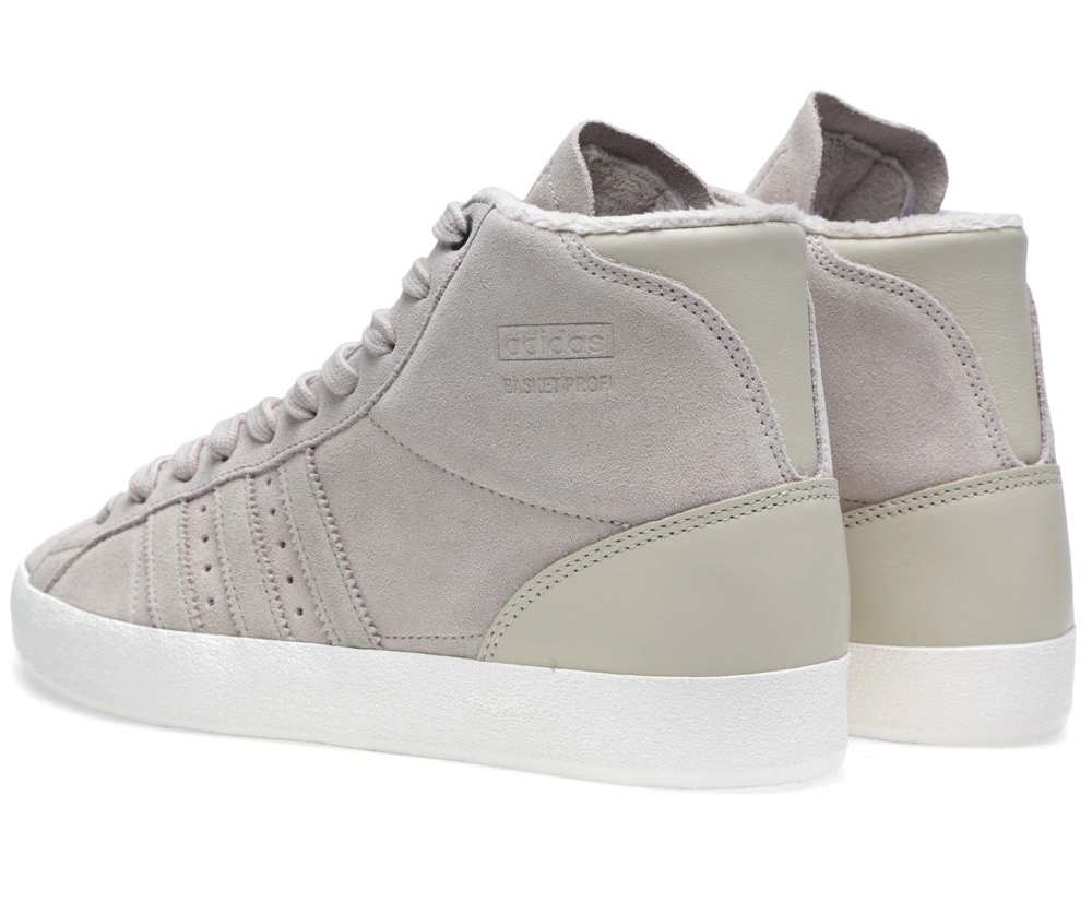 United Arrows x adidas Originals Basket Profi OG in Bliss and White Vapour heel