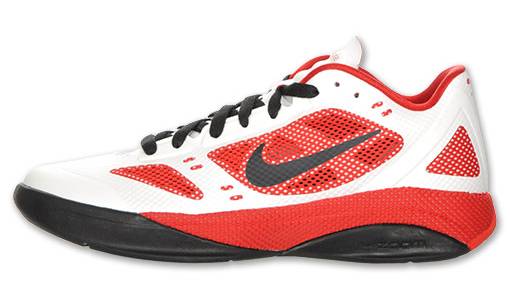 Nike Zoom Hyperfuse 2011 White Sport Red Black 454137-101