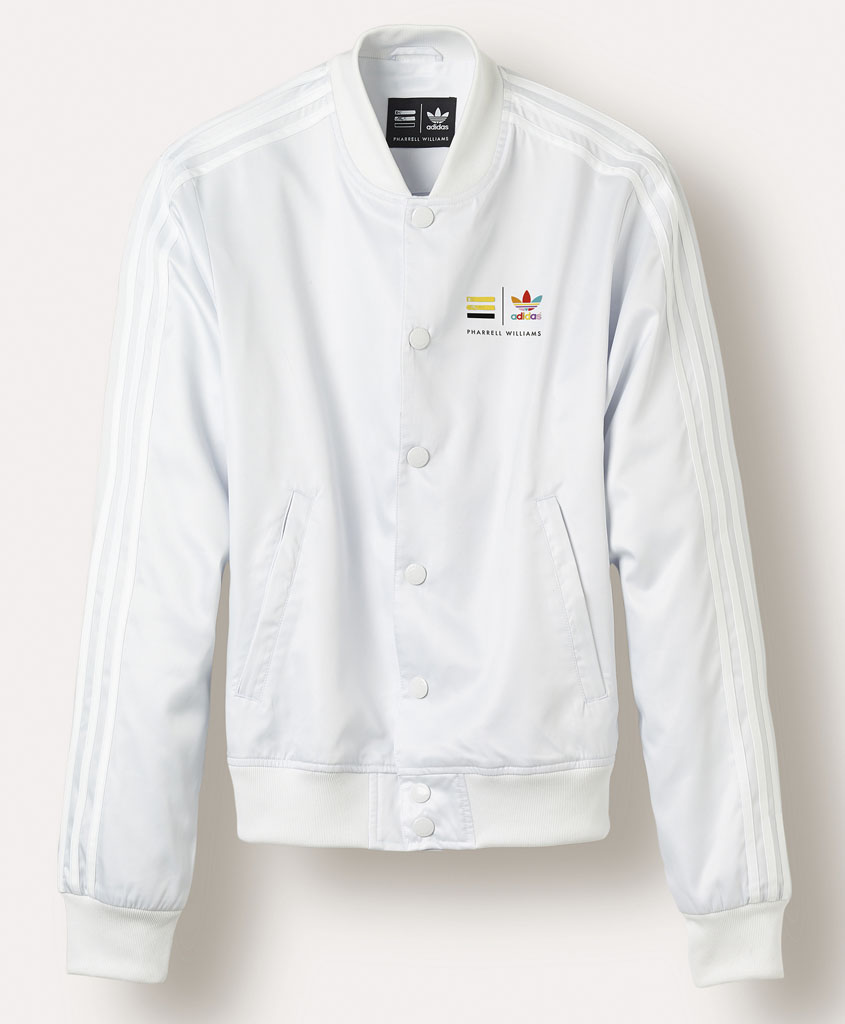 adidas = Pharrell Williams Track Jacket White (1)