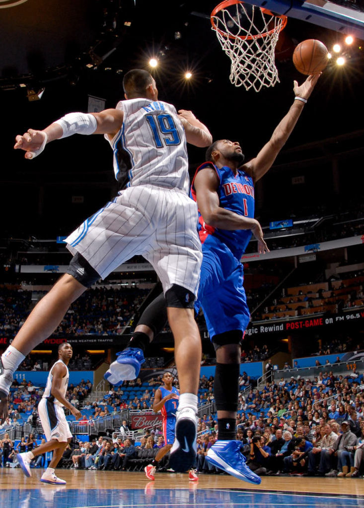 Andre Drummond wearing adidas adizero Crazy Light 2