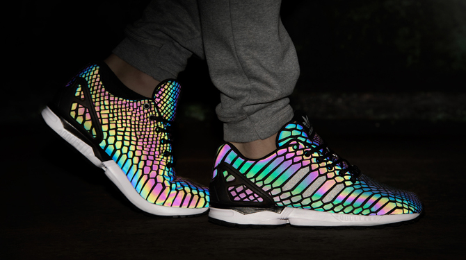 adidas snakeskin reflective shoes