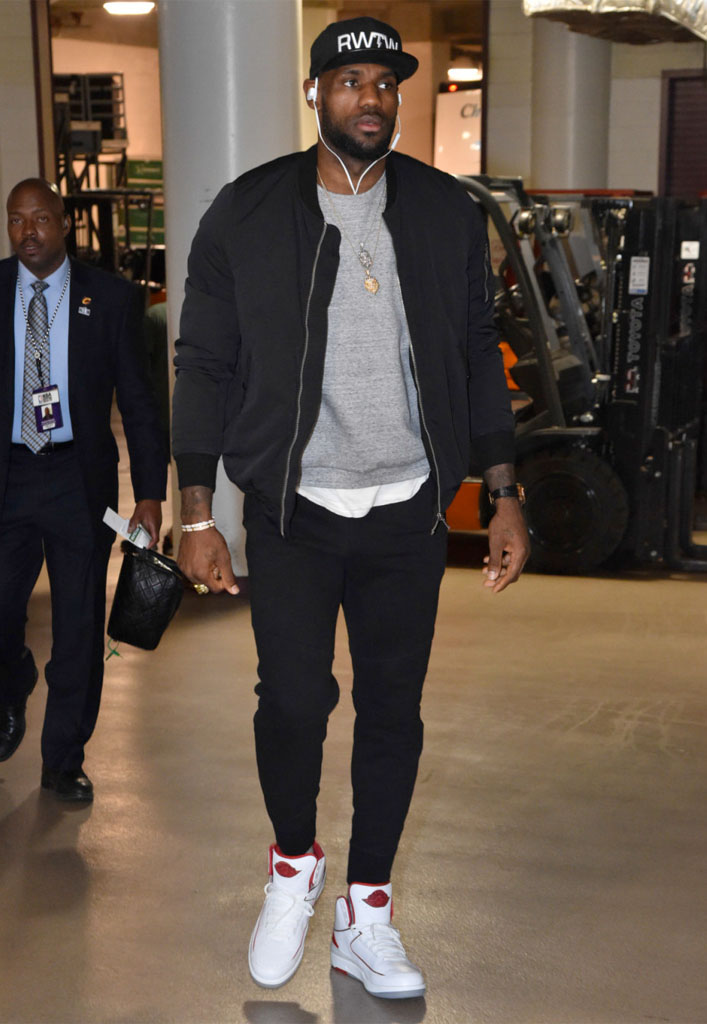 lebron in jordans