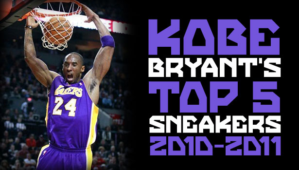 List 'Em: Top 5 Sneakers Worn By Kobe Bryant This Season