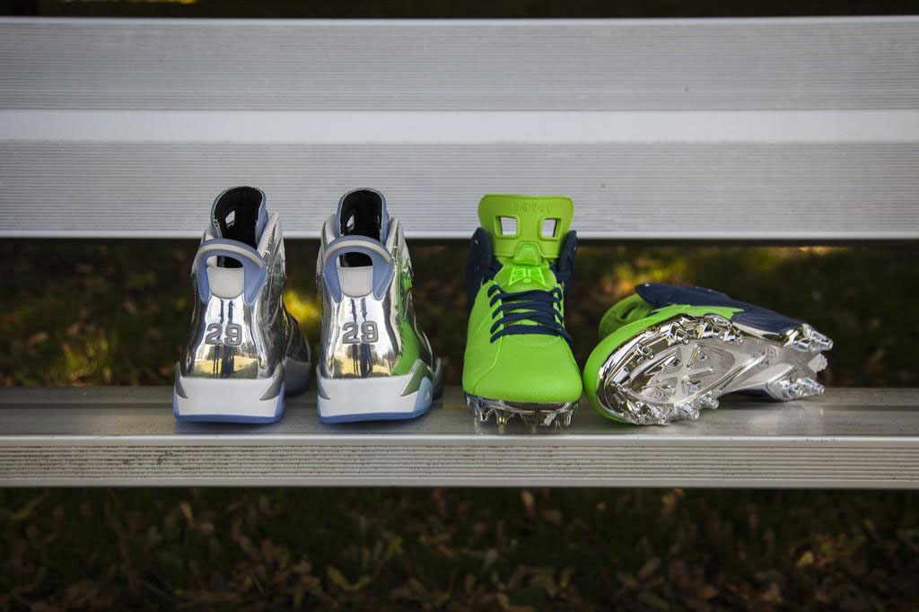 Earl Thomas Air Jordan VI 6 Chrome Championship Edition