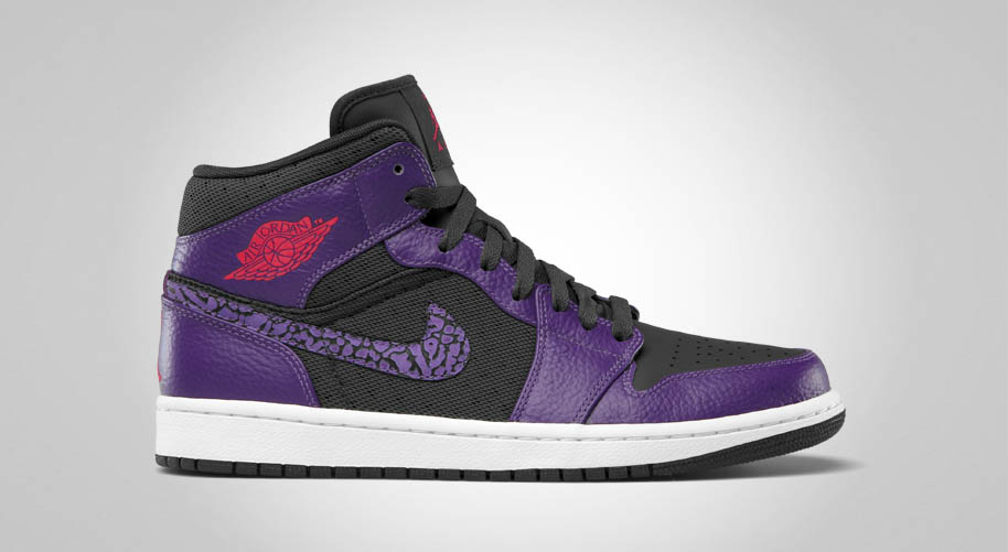 Air Jordan 1 Phat Anthracite Club Purple Spark 364770-025 (1)