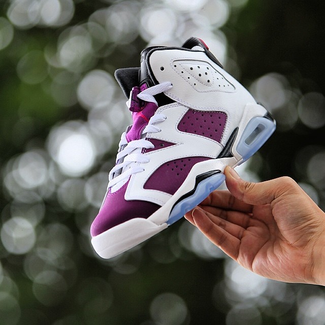 white and purple 6s