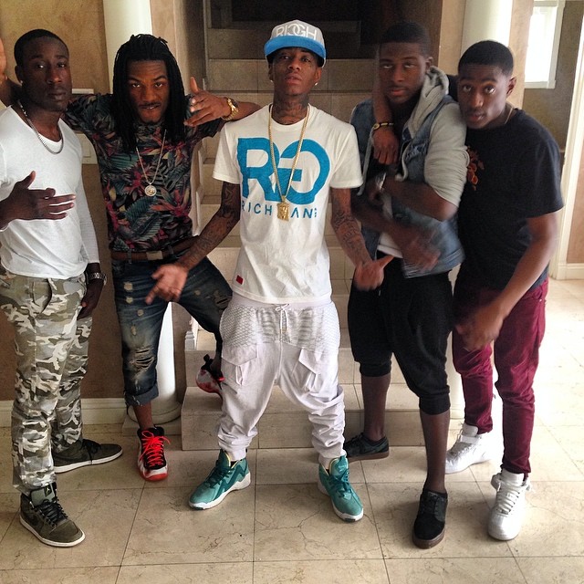 Soulja Boy wearing Reebok Kamikaze II 2 Easter