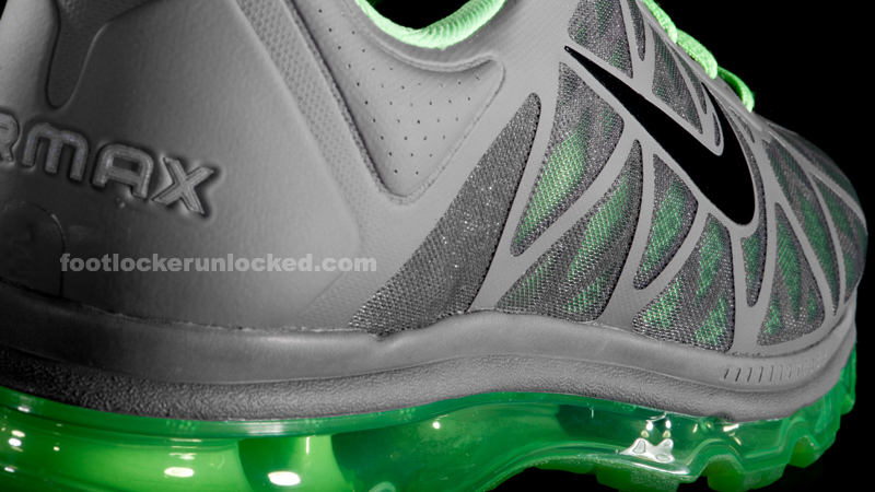 green and grey nike air max