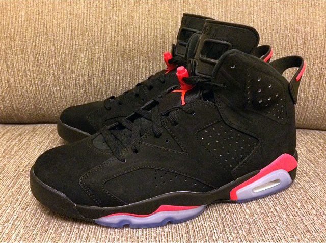 Air Jordan VI 6 Black/Infrared (2)