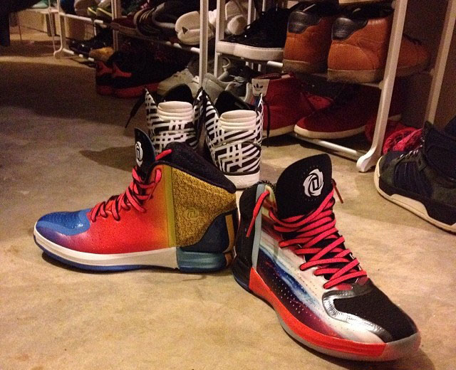 adidas D Rose 4 Unreleased Multicolor Sample