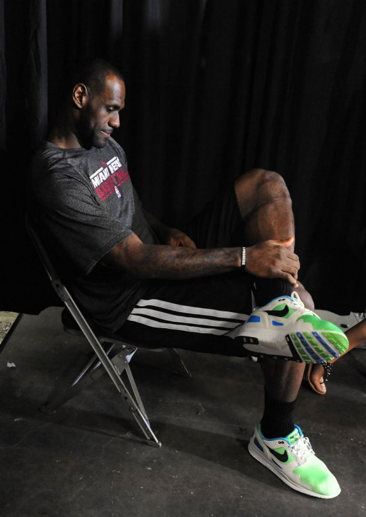 LeBron James wearing Nike Air Flow (1)