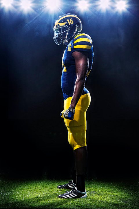 Michigan under store the lights jersey