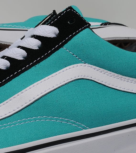 Vans noir cheap et turquoise