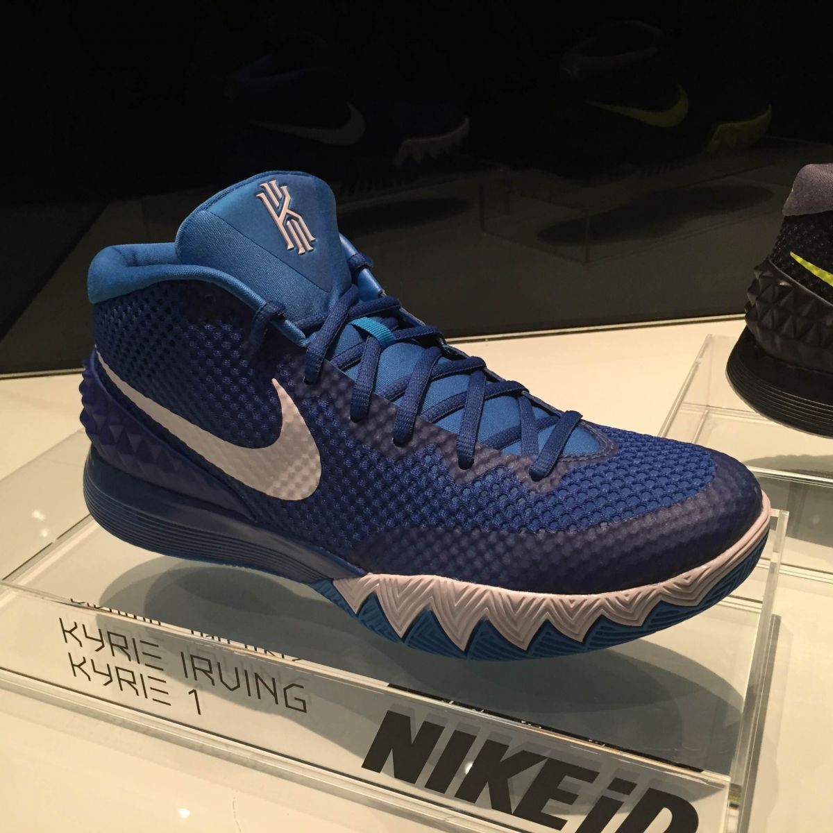 blue and black barkleys kyrie irving sneakers