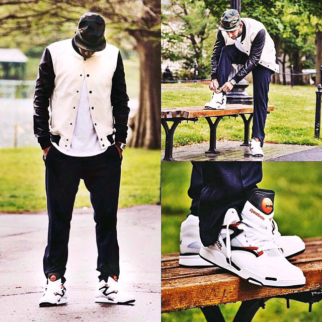 Swizz Beatz wearing Reebok Pump Omni Lite