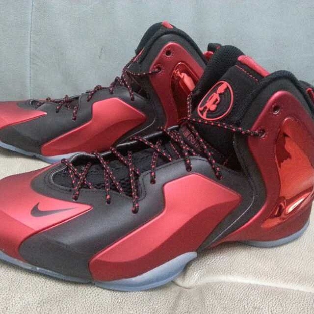 Nike lil penny on sale posite university red