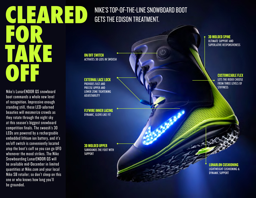 Nike Snowboarding LunarENDOR QS LED Boot