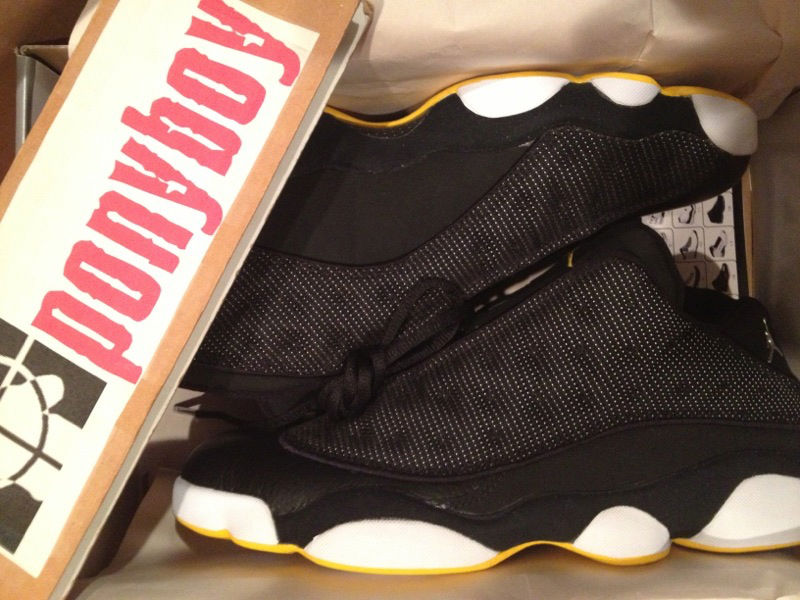 Spotlight // Pickups of the Week 12.8.12 - Air Jordan Retro XIII 13 Low Black Varsity Maize by ponyboy