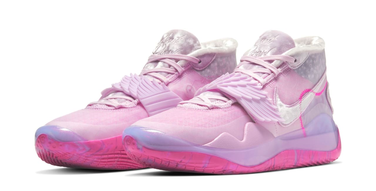 pink bball shoes