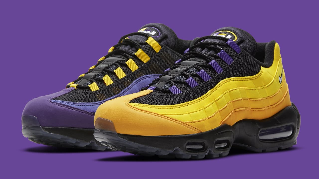 Nike Air Max 95 LeBron Lakers Release Date CZ3624-001 | Sole Collector