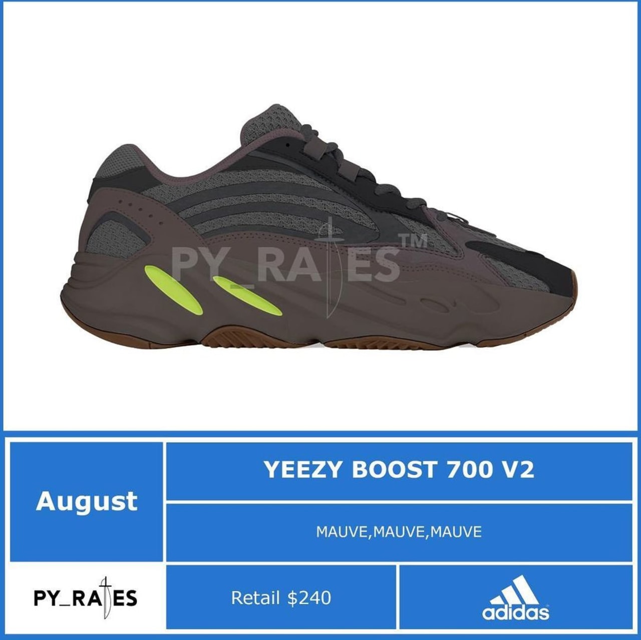 yeezy mauve 700