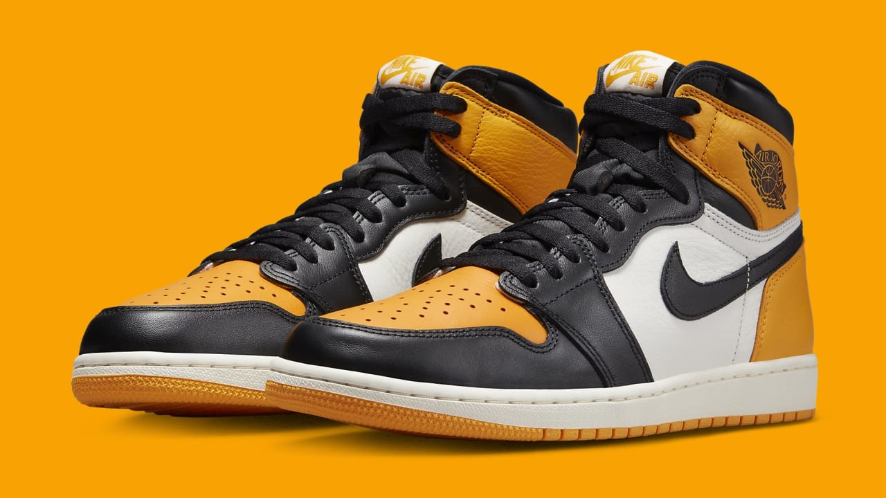 black and yellow jordan release