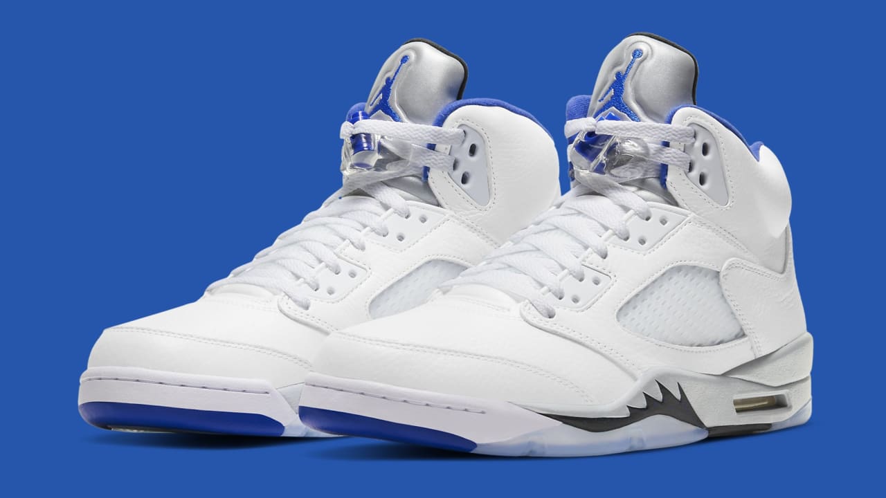 Royal blue retro 5 clearance