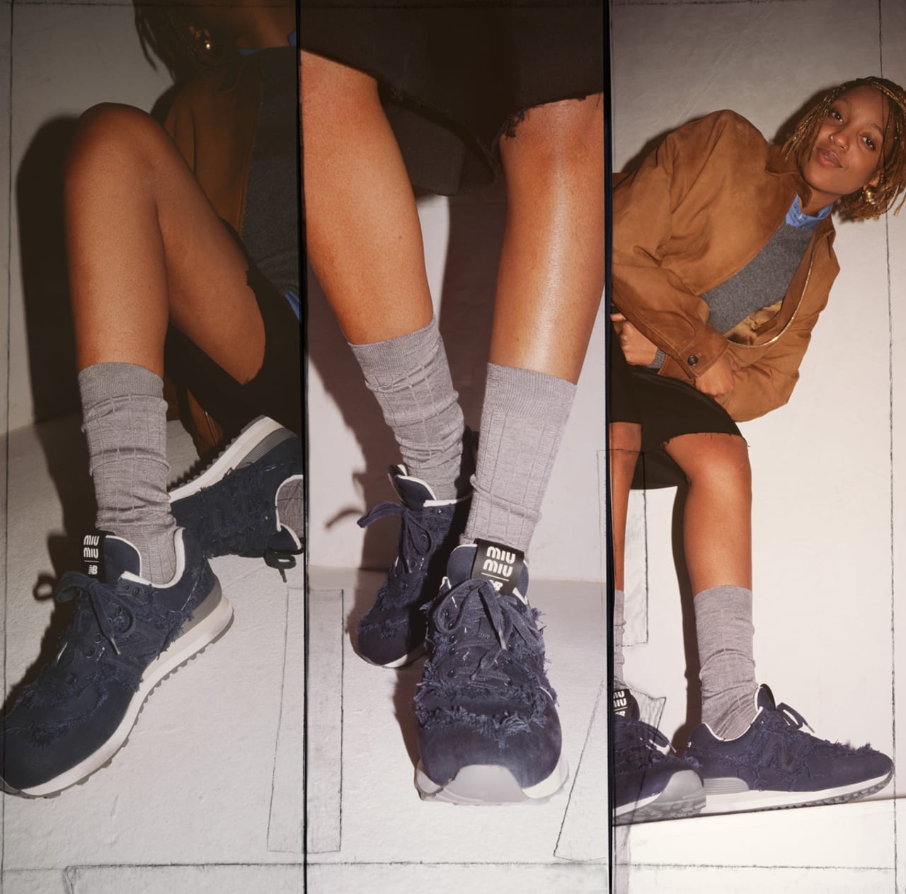 Miu Miu x New Balance 574 Collab Release Date February 2022 | Sole ...
