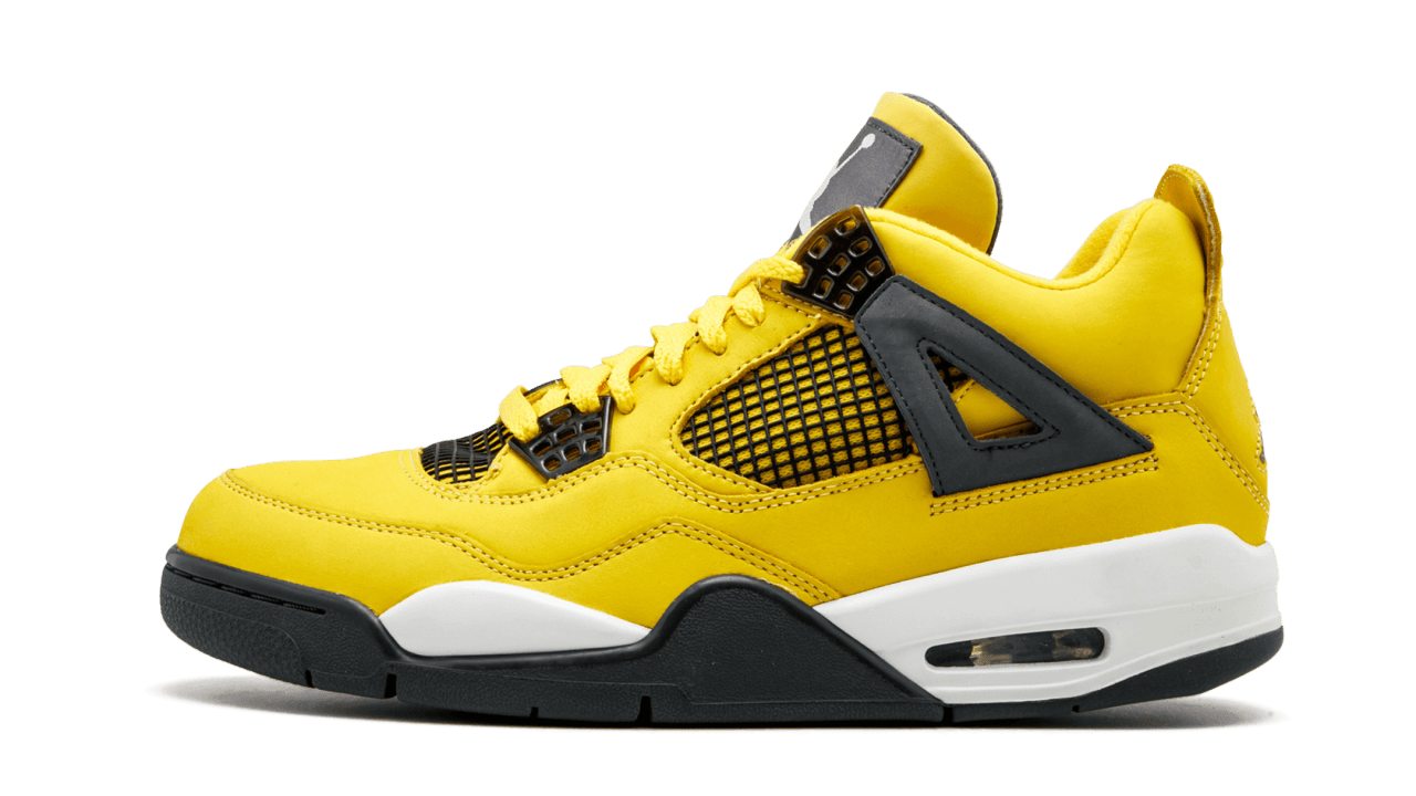 jordan 4 black yellow