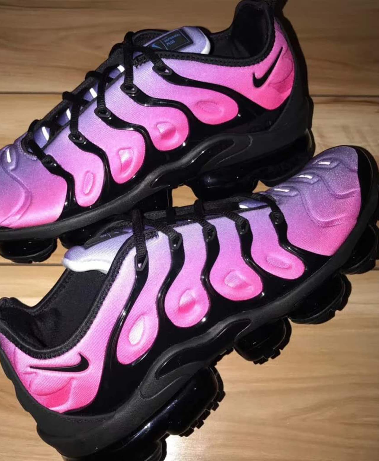 purple blue and pink vapormax