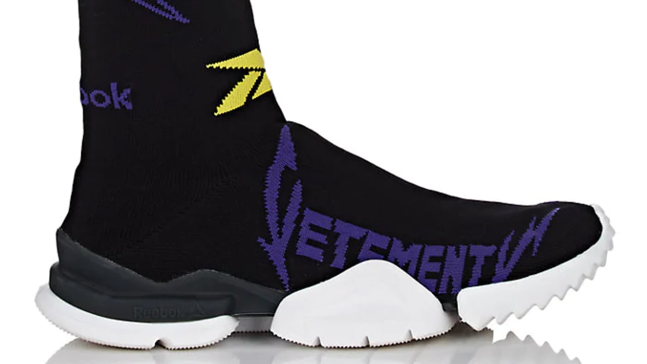 vetements x reebok sock sneakers