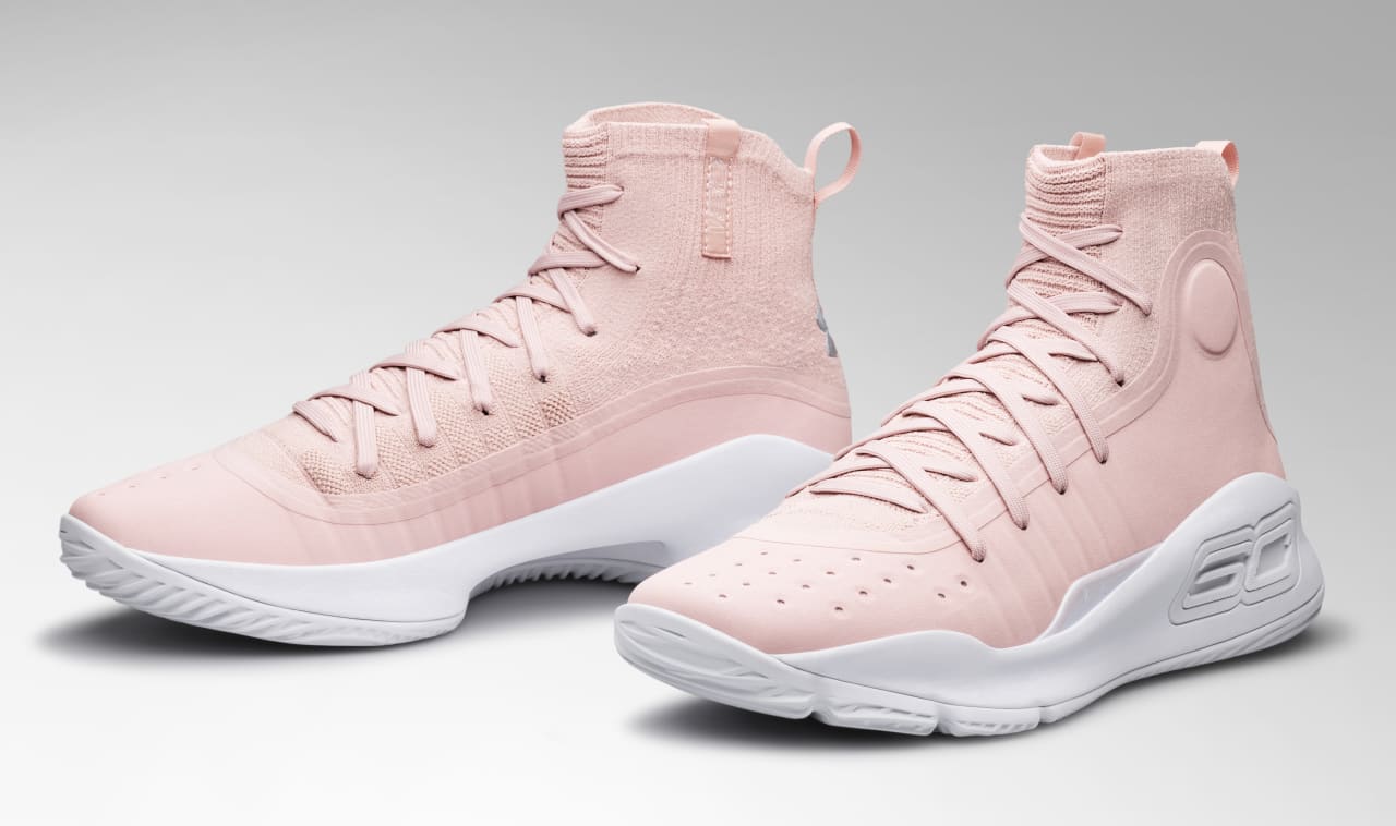 stephen curry pink shoes