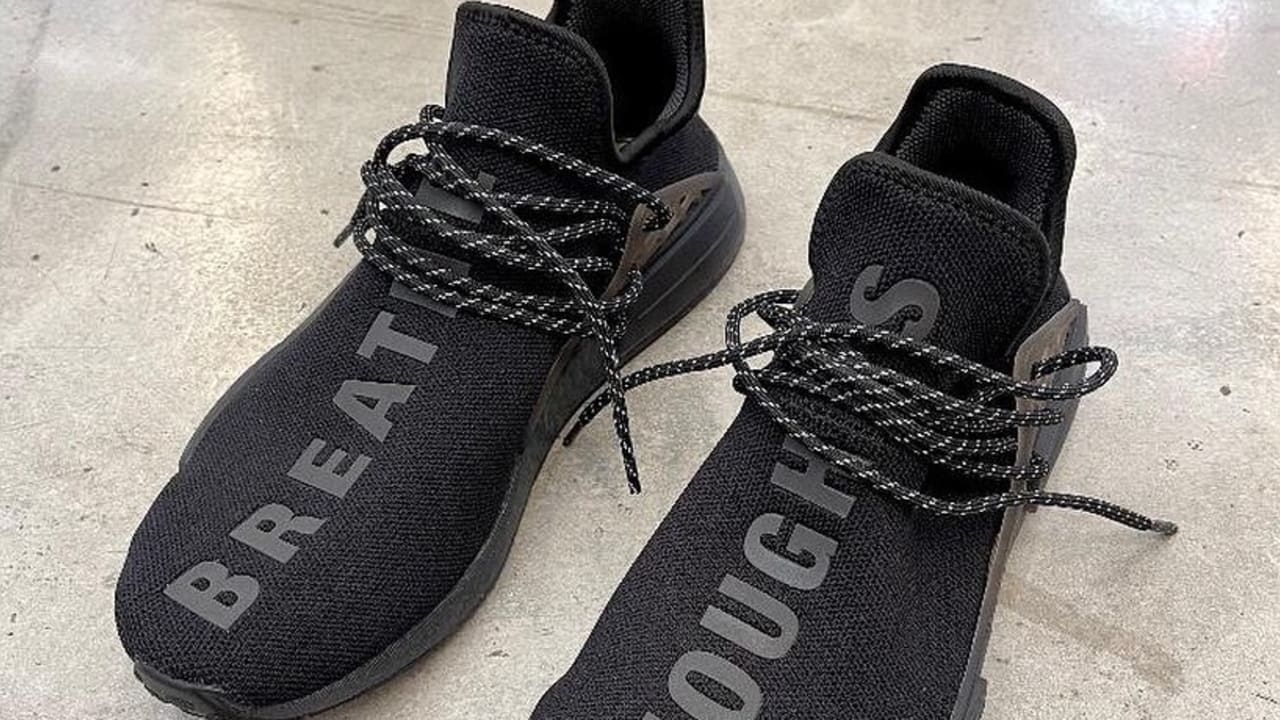 all black human race shoes