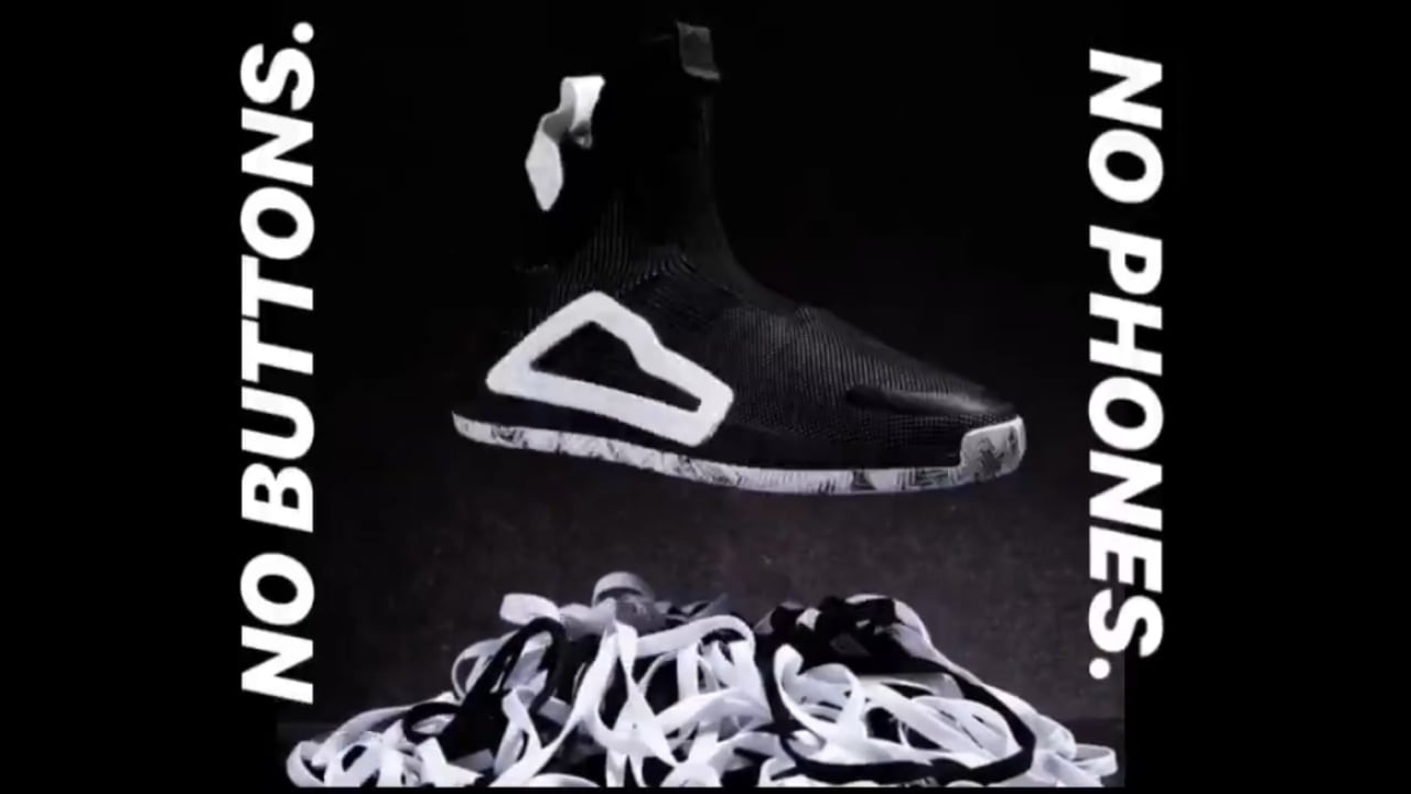 adidas self lacing shoe