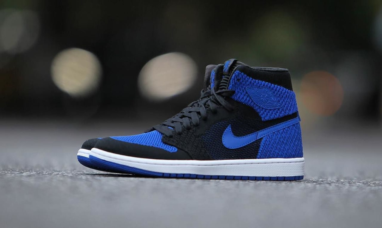 air jordan flyknit blue