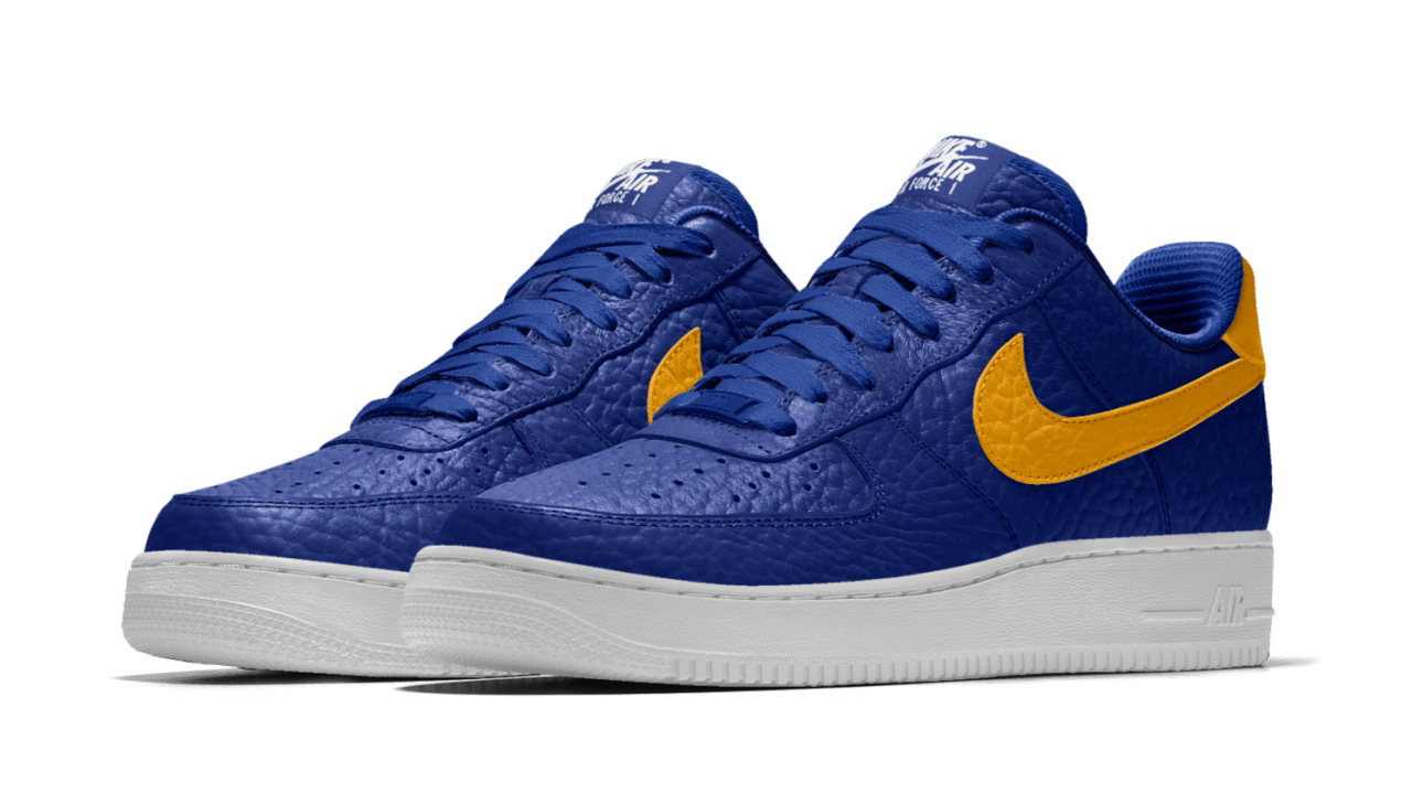golden state warriors nike air force 1