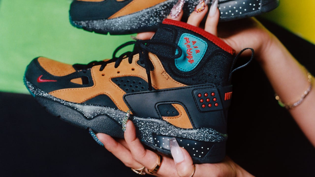 Image result for nike x olivia kim air mowabb on foot