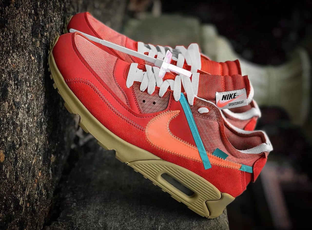 nike off white air max 90 release