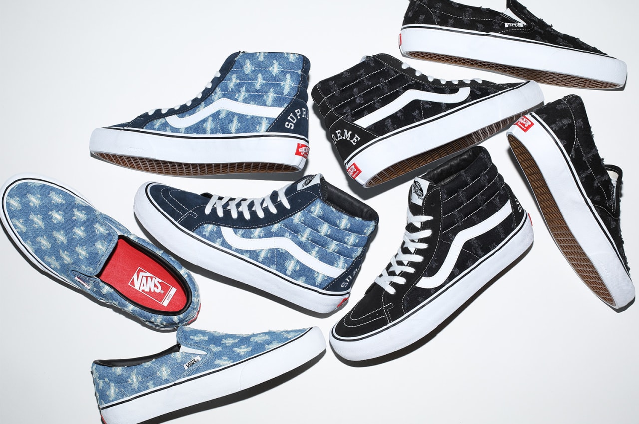 Supreme x Vans 'Hole Punch Denim' Release Date | Sole Collector