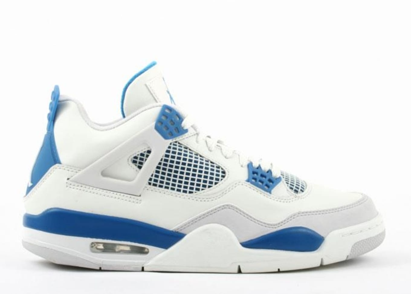 jordans retro 4 blue and white