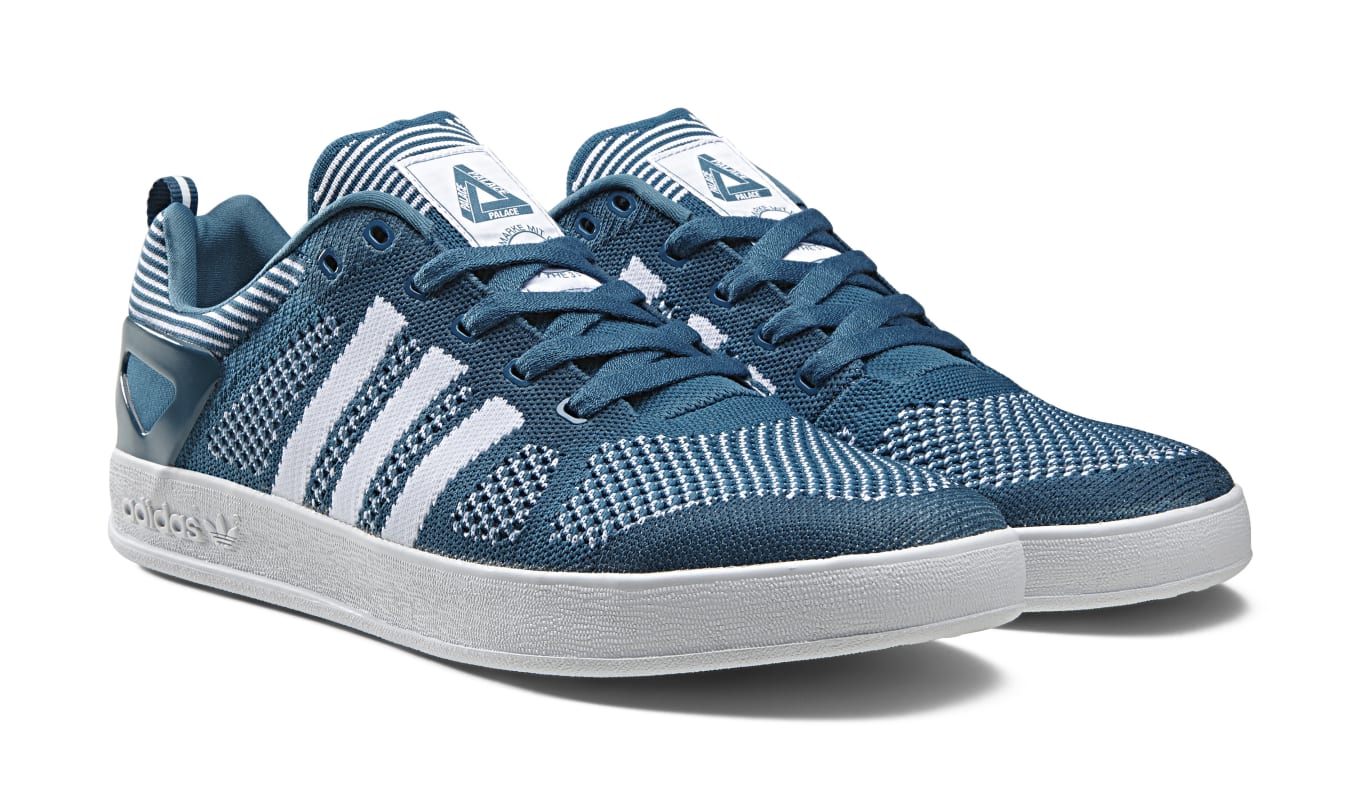 adidas Palace Pro Primeknit Surf Petrol and Bright Orange Sole Collector