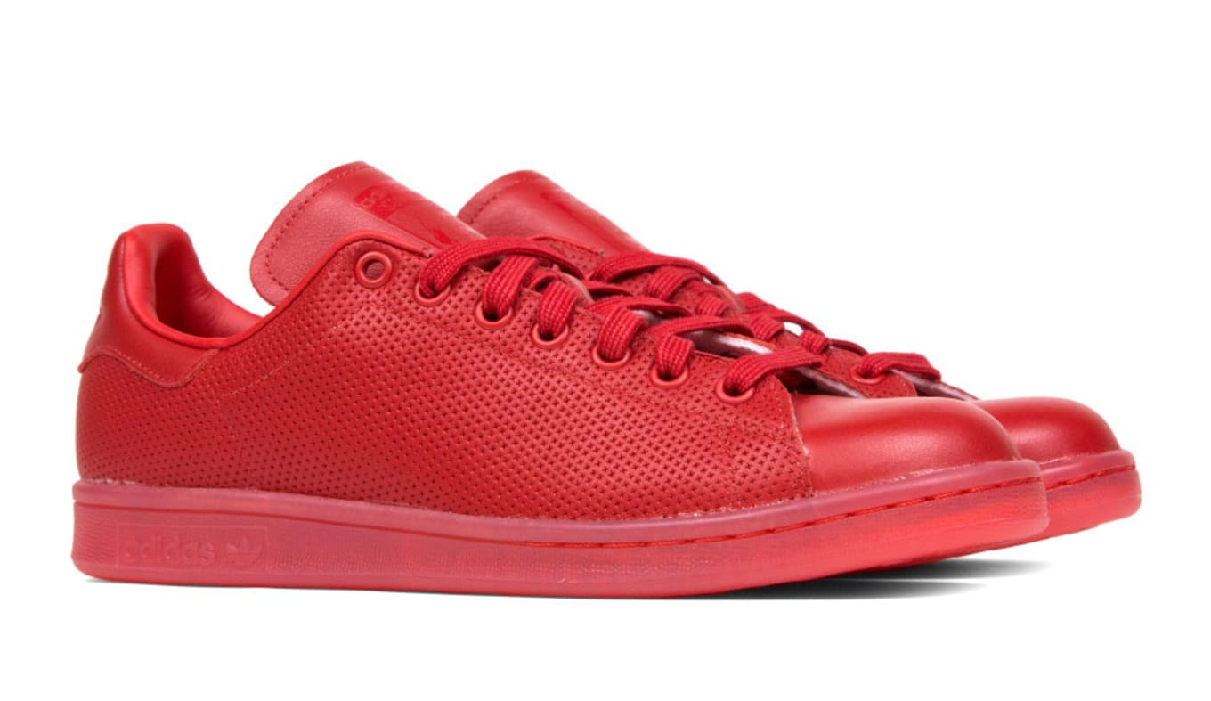 adidas stan smith red leather