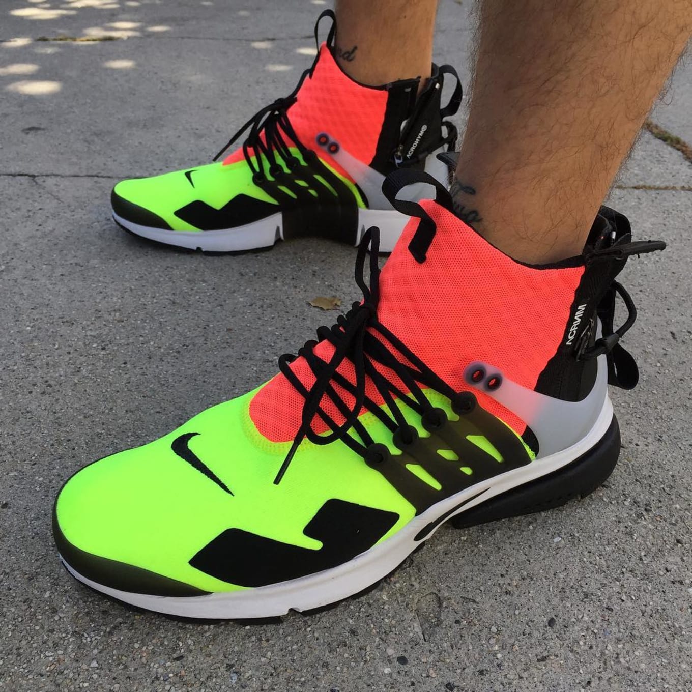 air presto acronym on feet