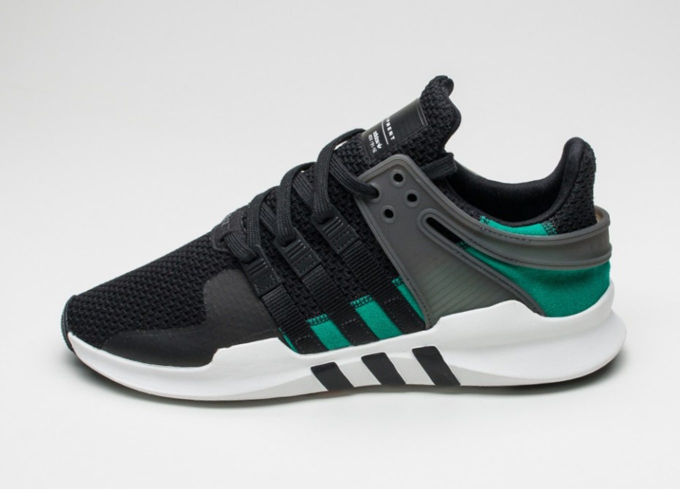 adidas sneakers with green back