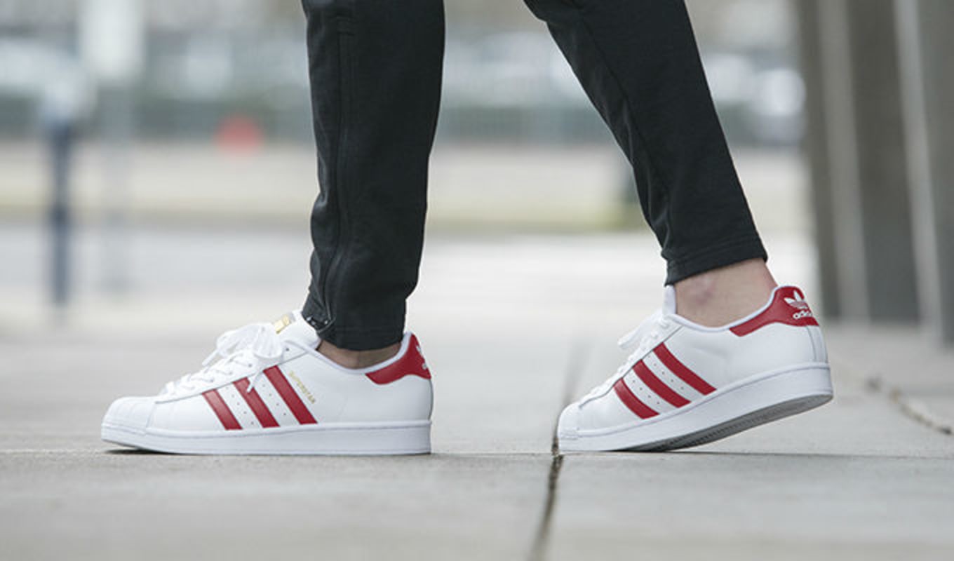 adidas superstar scarlet