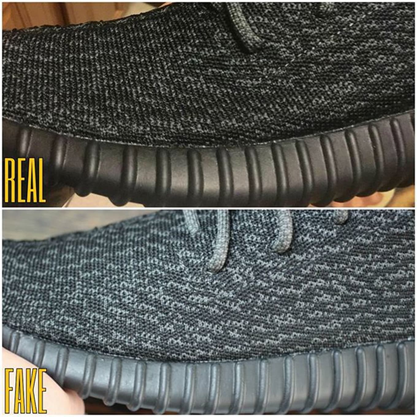 Adidas yeezy pirate black fake vs real outlet