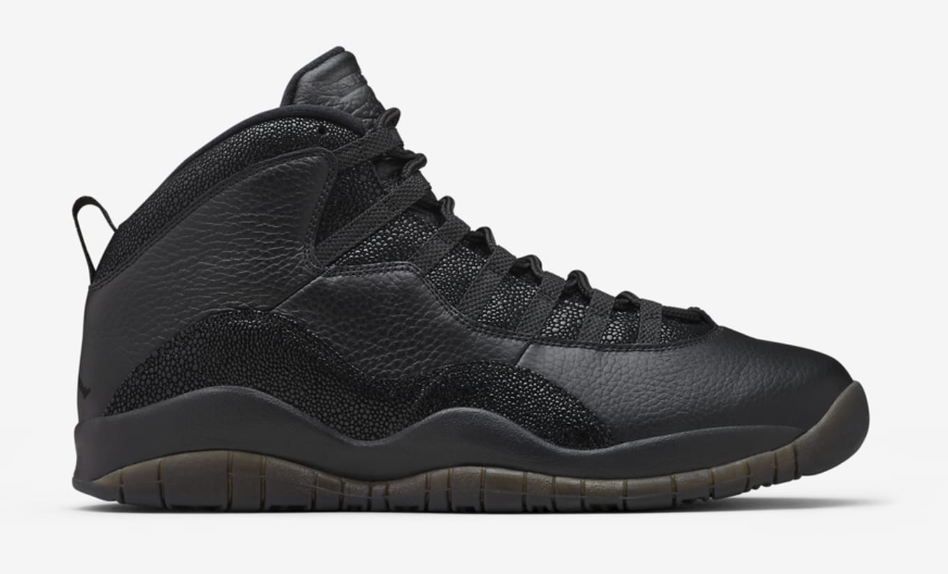 all black jordans 10