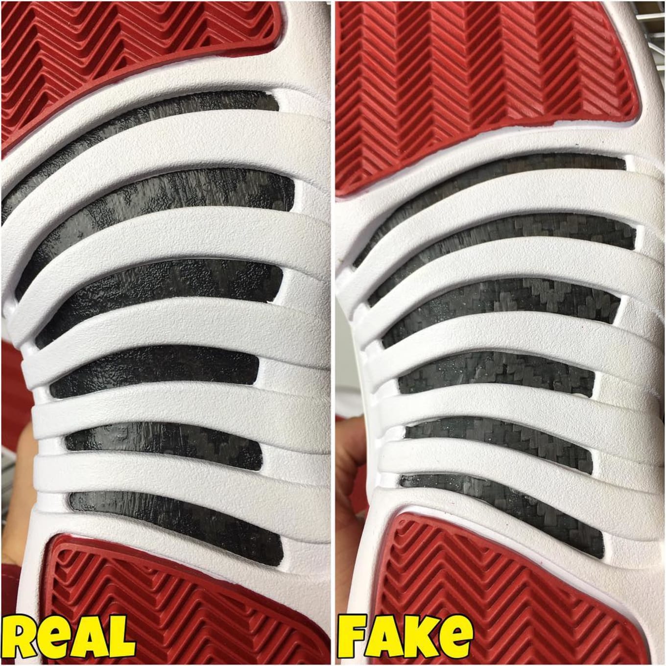 Air Jordan Xii 12 Gym Red Real Fake Legit Check Sole Collector