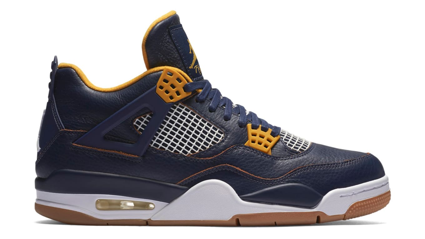 blue and gold jordan 4